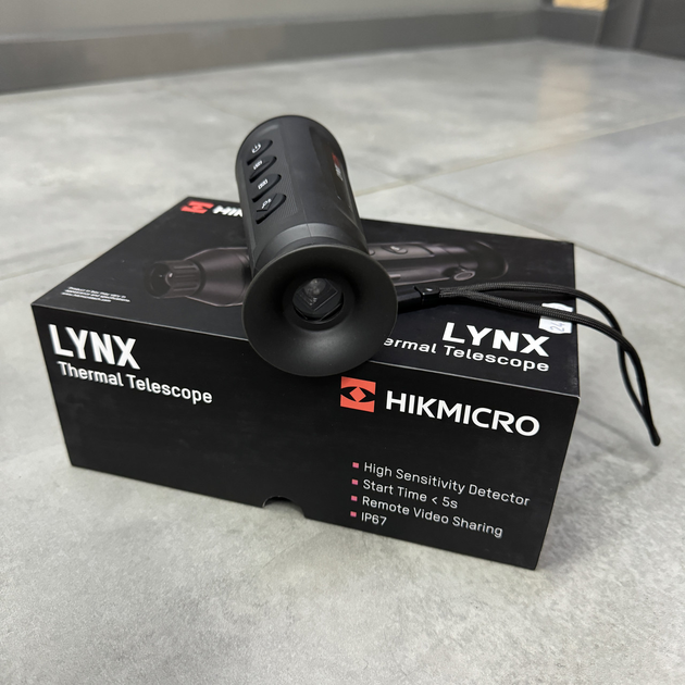 Тепловизионный монокуляр HikMicro LYNX LC06, 6.2 мм, 250 м, Wi-Fi (HM-2TS01-06XF / W-LC06) - изображение 2