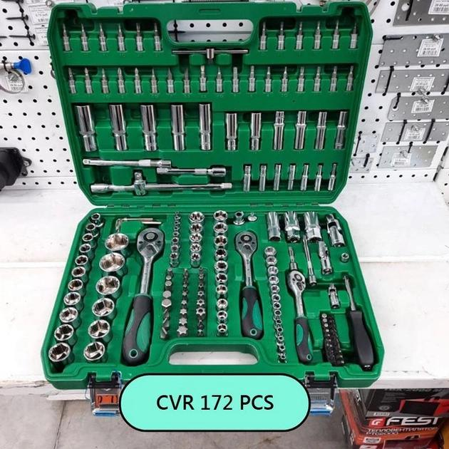 Набор инструментов в пластиковом кейсе CR-V 172 PCS 172 шт зеленый ...