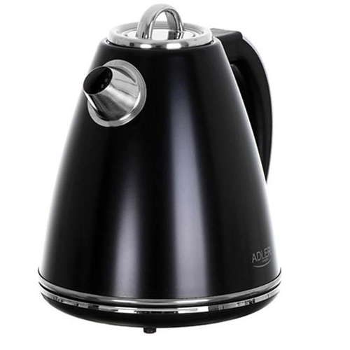 Чайник електричний Adler Strix AD 1343 1.5 л 2200W (Класичний електрочайник) Чорний - зображення 2