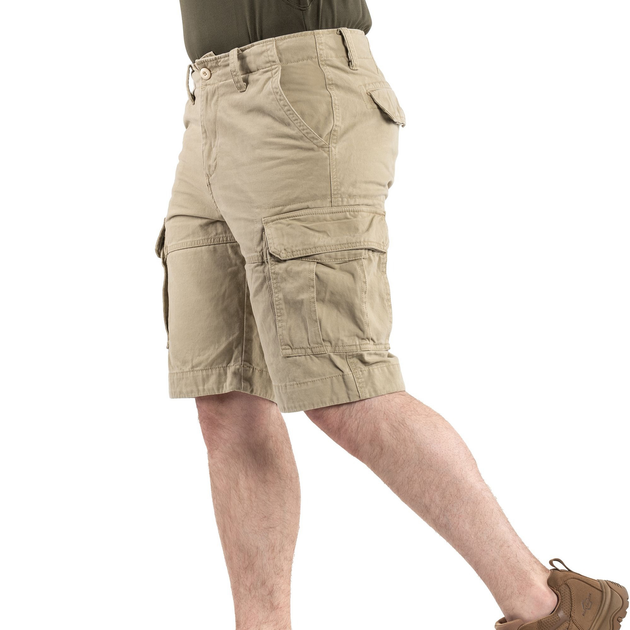 Шорти Sturm Mil-Tec US Vintage Shorts Prewash Khaki L (11404104) - изображение 2