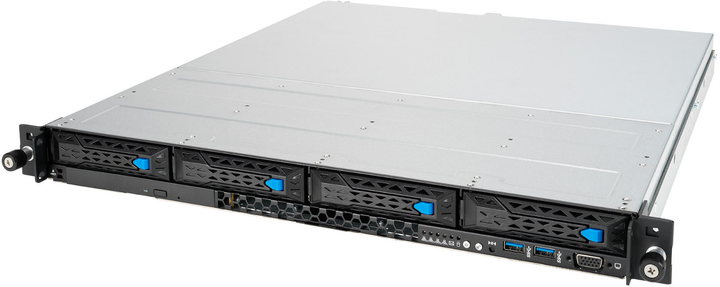 Сервер ASUS RS300-E11-PS4 Intel C252 LGA 1200 (Socket H5) (1U) Silver (90SF01Y1-M000E0) - зображення 1