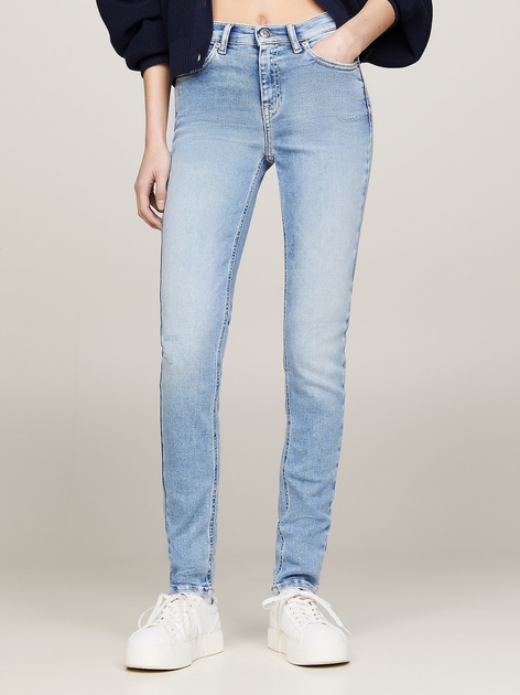 Джинси Slim fit жіночі Tommy Jeans DW0DW17572-1AB W28L30 Блакитні (8720646650200) - зображення 1