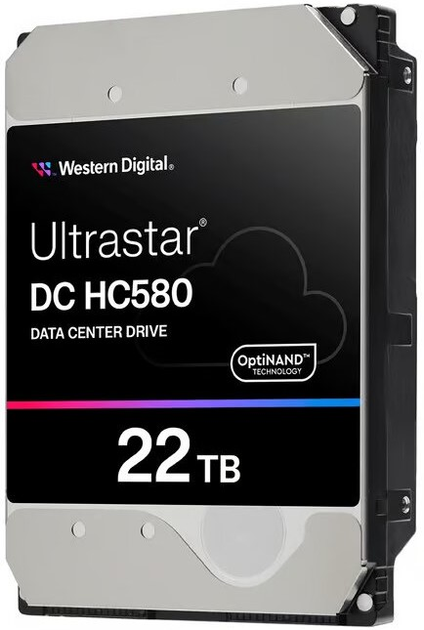 Dysk twardy Western Digital Ultrastar DC HC580 WUH722422ALE6L4 22 TB, 3.5", SATA III (0F62785) - obraz 3