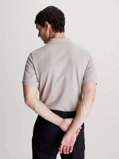 Koszulka polo męska Calvin Klein K10K111196-PAN S Beżowa (8720109257182) - obraz 2