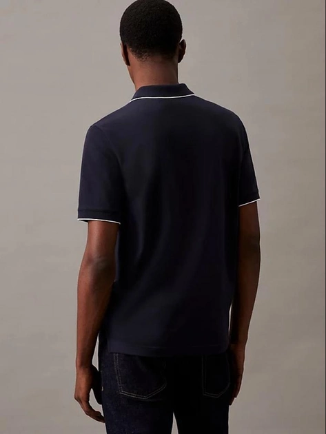 Поло довге чоловіче Calvin Klein K10K112751-CGK S Темно-синє (8720109267839) - зображення 2