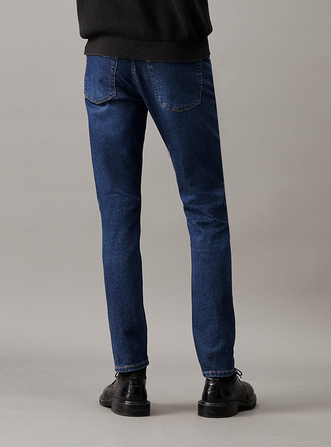 Jeansy slim fit męskie Calvin Klein Jeans J30J324849-1BJ 29/30 Granatowe (8720109359756) - obraz 2