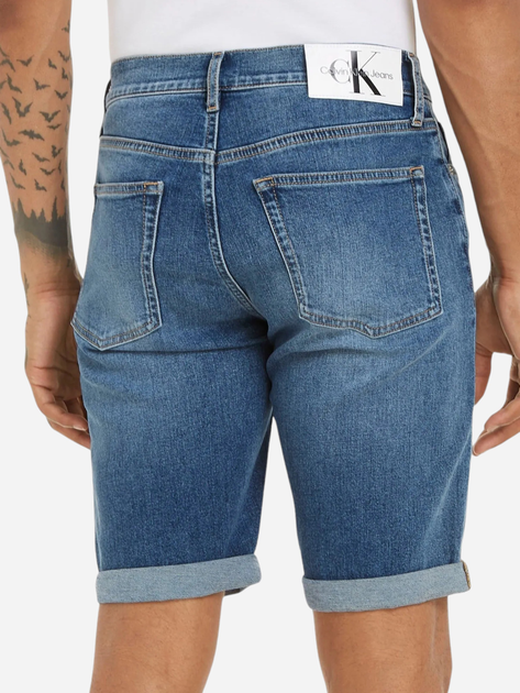 Krótkie spodenki męskie jeansowe Calvin Klein Jeans J30J324874-1A4 30 Niebieskie (8720109460858) - obraz 2