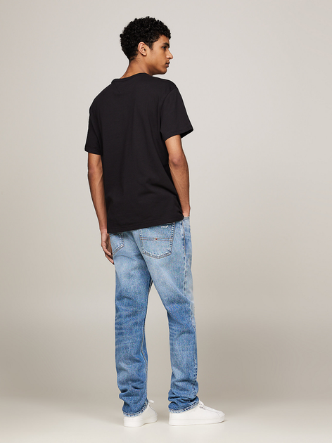 Koszulka męska bawełniana Tommy Jeans DM0DM18872-BDS 2XL Czarna (8720645877004) - obraz 4