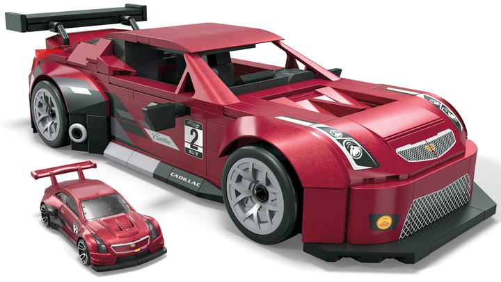 Klocki konstrukcyjne Hot Wheels Cadillac ATS-VR (0194735188581) - obraz 5
