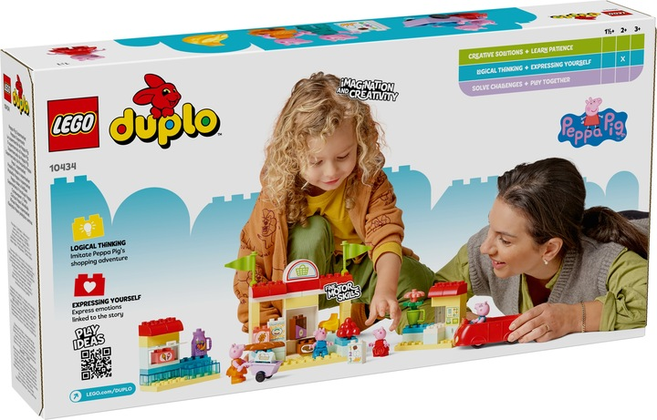 Zestaw klocków LEGO DUPLO Peppa i supermarket 70 elementów (10434) - obraz 2