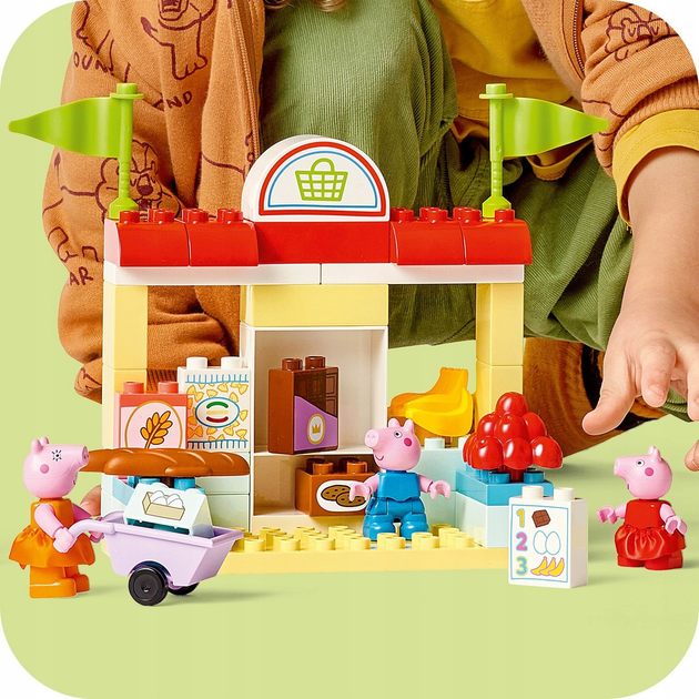 Конструктор LEGO DUPLO Супермаркет Пеппи 70 деталей (10434)  - зображення 4