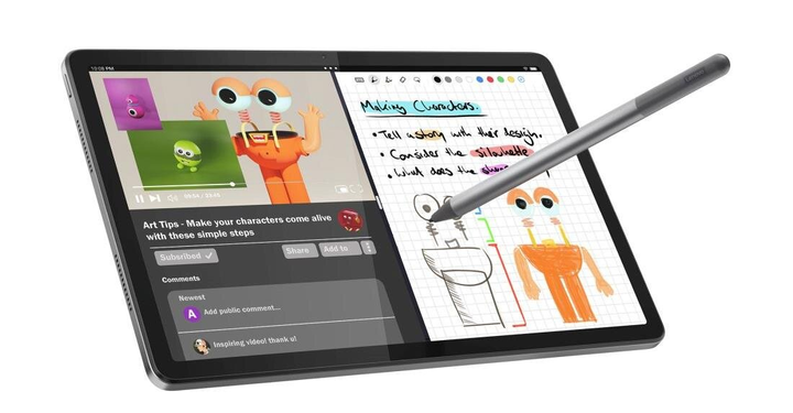 Планшет Lenovo Tab M11 10.95" Wi-Fi 4/128GB Luna Grey + Stylus (ZADA0024PL) - зображення 10