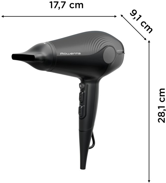 Фен Rowenta Ultra Silence CV6430F0 + Выпрямитель для волос Rowenta Optiliss + SF3320F0 (комплект) - изображение 8