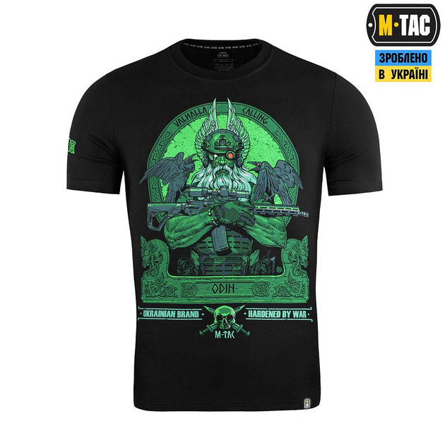 Тактична футболка M-Tac Odin Night Vision Black чорна 2XL - зображення 2