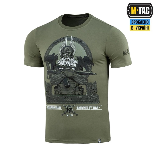 Тактична футболка M-Tac Odin Light Olive олива 2XL - зображення 1