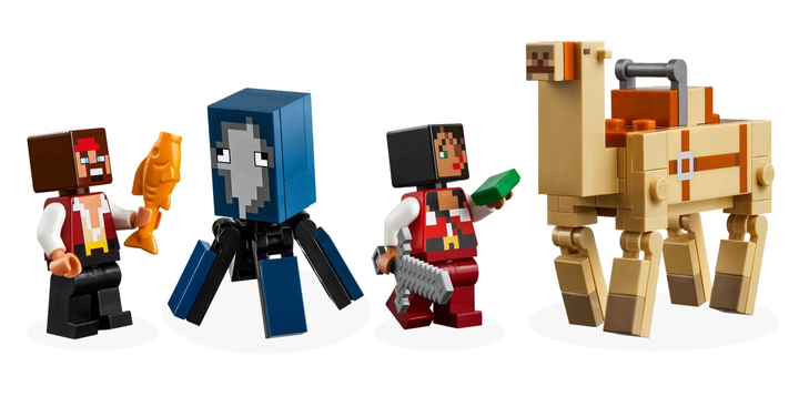 Конструктор LEGO Minecraft Подорож на піратському кораблі 166 деталей (21259) - зображення 4