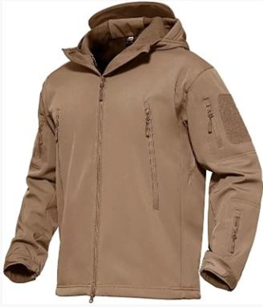 Куртка Soft Shell тактична військова MAGCOMSEN, колір Coyote, 6378551358-M - зображення 1