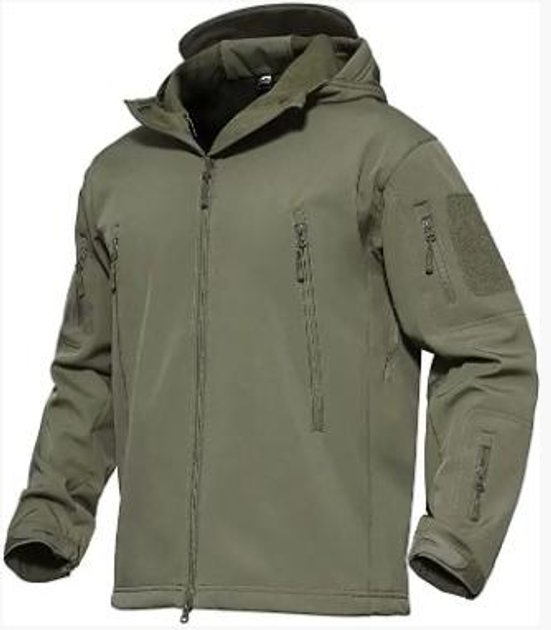 Куртка Soft Shell MAGCOMSEN тактическая армейская, цвет Olive, 4296521225-M - изображение 1