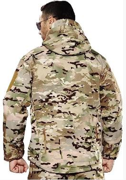 Флисовая куртка Antarctica SoftShell, цвет мультикам, 78512452-XL - изображение 2