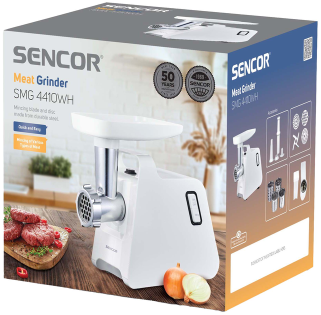 М'ясорубка Sencor SMG 4410WH - зображення 12