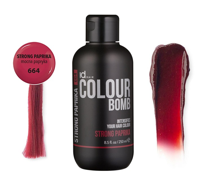 Balsam tonujący do włosów IdHAIR Colour Bomb 664 Strong Paprika 250 ml (10160390001) - obraz 2