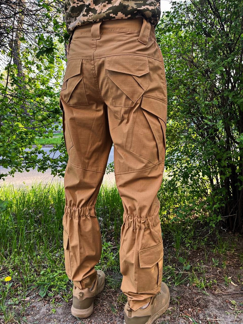 Штани камуфляжн літні і з карманами, Розмір 54, койот - зображення 2
