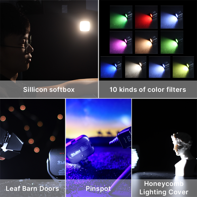 Відеосвітло Ulanzi Vijim Waterproof Versatile LED light (UV-2172 L2) - изображение 15