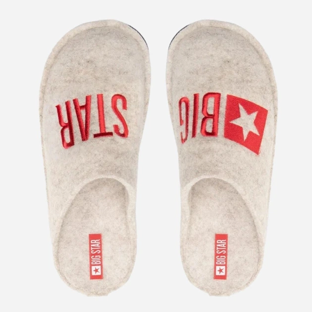 Kapcie damskie Big Star KK276021 40 Beżowe (5900714582043) - obraz 6