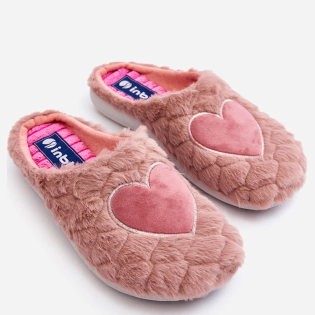 Kapcie damskie ciepłe Inblu EC000099 39 Różowe (5905677966541) - obraz 5