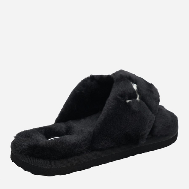 Kapcie damskie Puma Fluff X Strap 384936-01 40.5 Czarne (4064533870611) - obraz 4