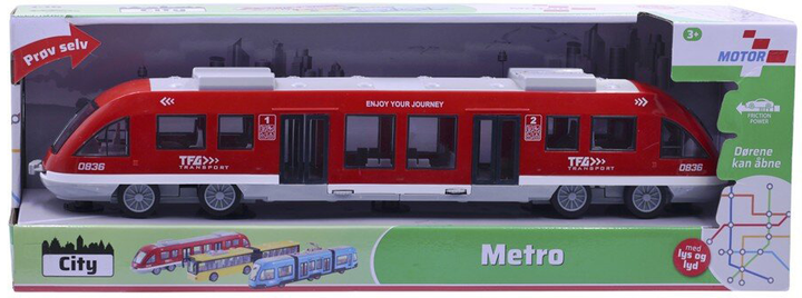 Metro Motor City Impulse ze światłem i dźwiękiem (5704907950370) - obraz 1