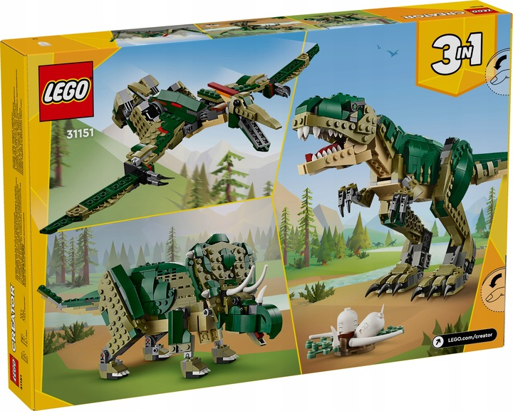 Zestaw klocków LEGO Creator Tyranozaur 626 elementów (31151) - obraz 2