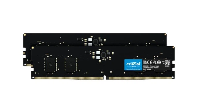 Оперативная память DDR5 64 Gb (4800 MHz) (Kit 32 Gb x 2) Crucial