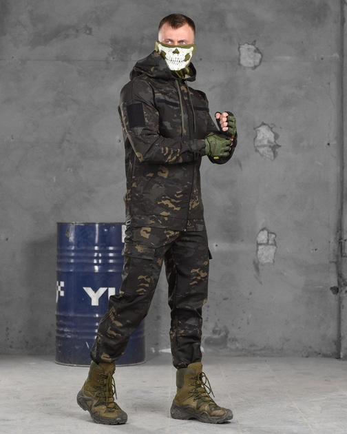 Тактичний костюм muraena чорний мультикам 00 M - зображення 2