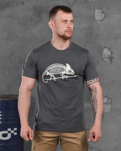 Трикотажная футболка хамелеон 0 M - изображение 1