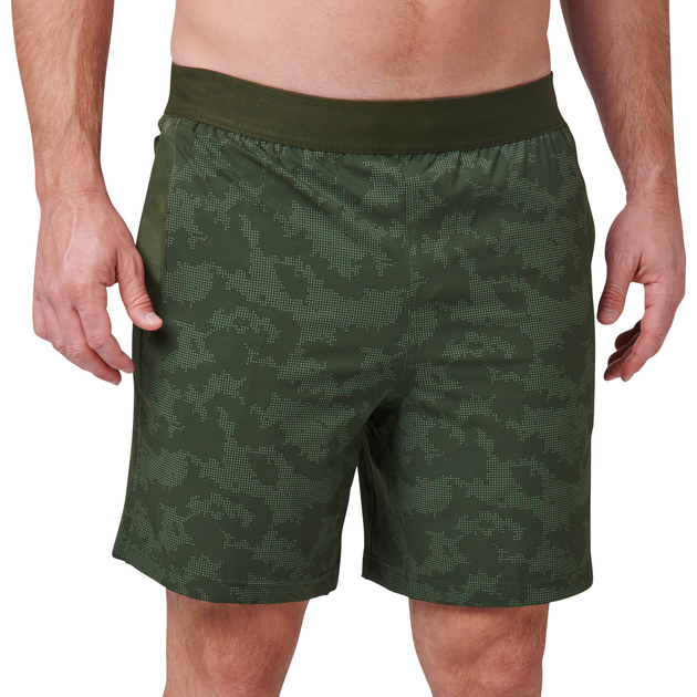 Шорти тренувальні 5.11 Tactical® PT-R Havoc Shorts M Kombu Green Atmos Dot Camo - зображення 1