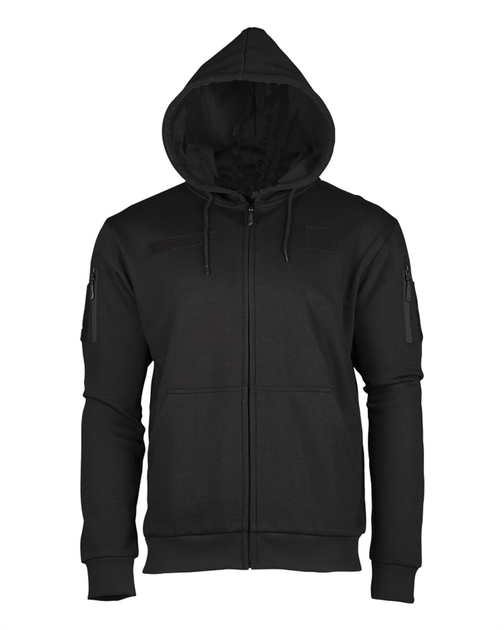 Реглан с капюшоном на молнии TACTICAL HOODIE 2XL Black - изображение 1