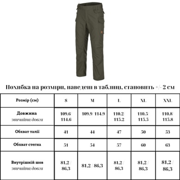 Штаны Helikon-Tex Pilgrim Pants DuraCanvas Taiga Green W30/L32 - изображение 2