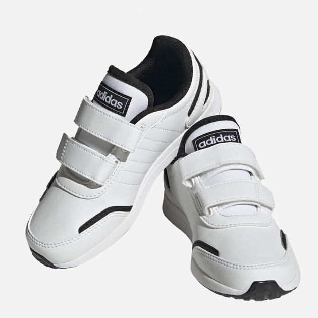 Дитячі кросівки для хлопчика Adidas VS Switch 3 CF C ID4856 28 Білі/Чорні (4066755796939) - зображення 2