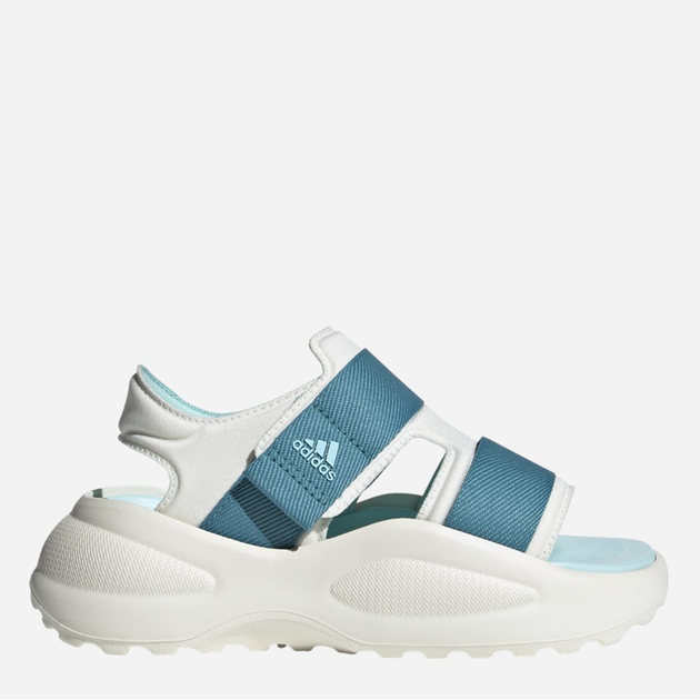 Sandały dziecięce dla dziewczynki sportowe Adidas Mehana Sandal Kids ID7912 32 Biały/Turkusowy (4066765029584) - obraz 1