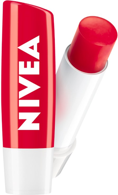 Помада для губ Nivea Strawberry Shine живильна 4.8 г (9005800362977) - зображення 2