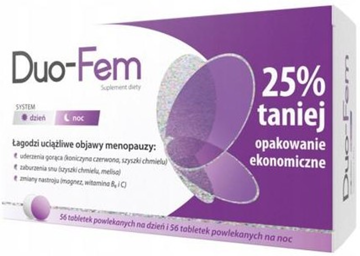 Suplement diety Natur Produkt Pharma Duo-Fem 112 tabletek (5906204021108) - obraz 1
