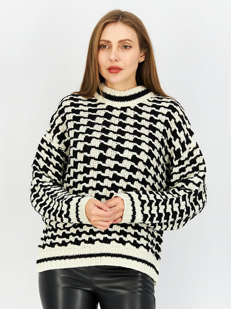 Джемпер жіночий NA-KD 1018-007487-0061 S Чорно-білий від Rozetka на платформі USKIDKA Акція на Джемпер жіночий NA-KD 1018-007487-0061 S Чорно-білий від Rozetka