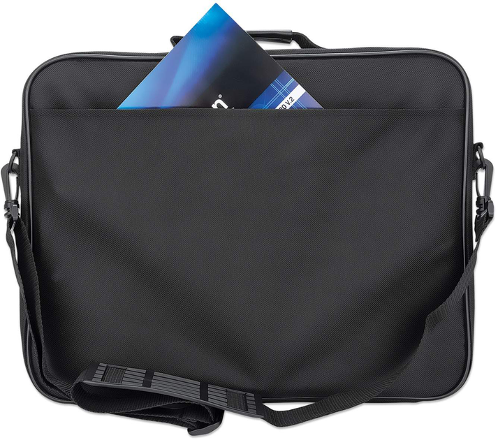 Torba na laptopa Manhattan Cambridge 15.6" Black (766623439947) - obraz 6