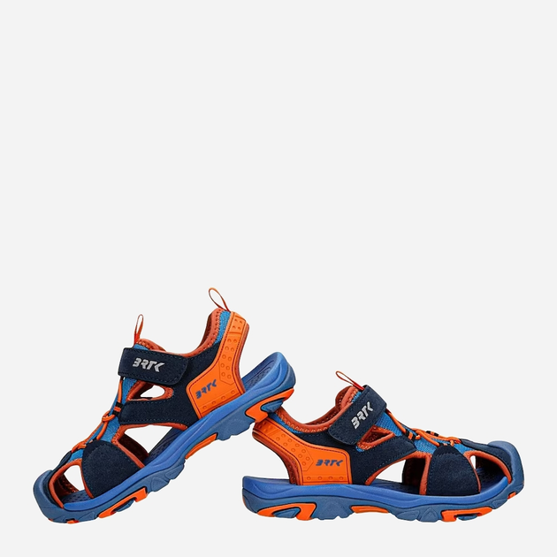 Дитячі сандалії для хлопчика Bartek 19042501 33 Темно-синій/Оранжевий (5904699047405) - зображення 2