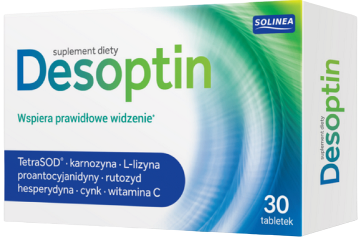 Suplement diety Solinea Desoptin 30 tabletek (5907572580181) - obraz 1