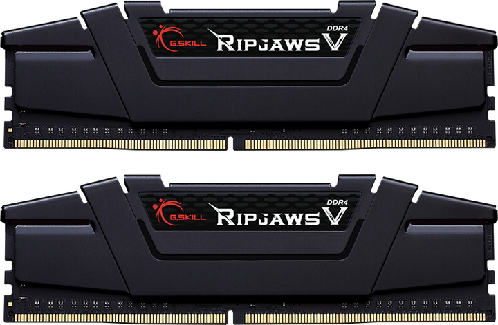 【32GB 2個】G.SKILL Ripjaws V DDR4 64GBメモリ Пам'ять G.Skill 64GB (2x32GB) DDR4 3600MHz Ripjaws V Black (F4