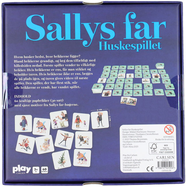 Gra planszowa Carlsen Sallys Far huskespillet (9788727025926) - obraz 2