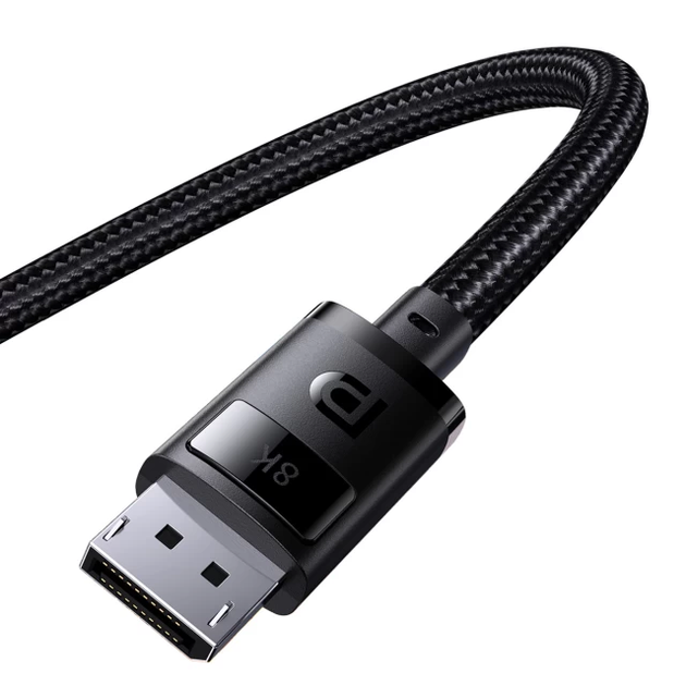 Кабель видео Baseus DisplayPort High Definition Series 8K 60Hz 1м Black (B00633706111-00) - изображение 5