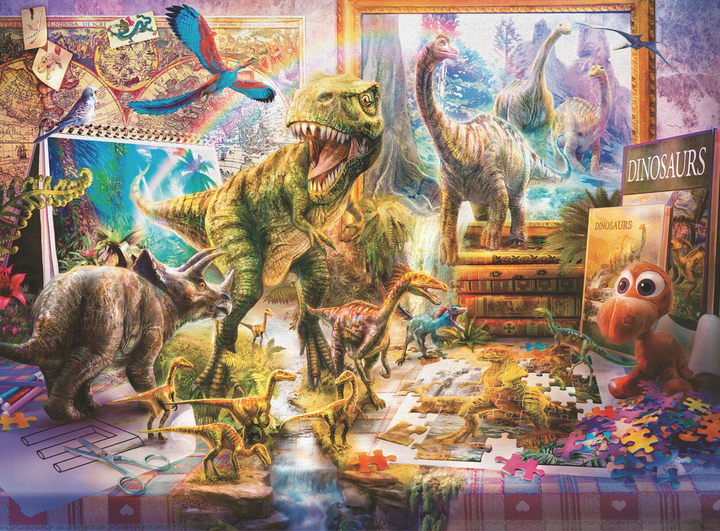 Puzzle Ravensburger Dino Toys Come To Life 100 elementów (4005555008637) - obraz 2
